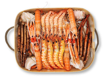 Mariscada Origen XL 1,4 kg | Marisco Premium de Huelva a domicilio HuelvaOrigen